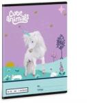 Ars Una Animale drăguțe: Caiet dictando cu unicorni - Clasa a 2-a, A5 (53594488)