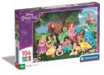 Clementoni Clementoni: SuperColor Prințesele Disney - puzzle cu 104 piese (25743) Puzzle
