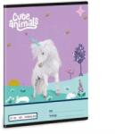 Ars Una Animale drăguțe: Caiet cu unicorni - de la clasa a 4-a, A5 (53624482)