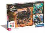 Clementoni Clementoni: SuperColor Jurassic World - puzzle 3 x 48 piese (25314) Puzzle