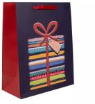 QX Sacoșă cadou cu modele de pachete cadou - 18 x 23 cm (370719)