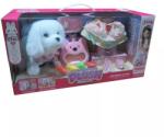 Man Yuk Toys Căţeluş de pluş interactiv de plimbat, cu accesorii (MC 1142)