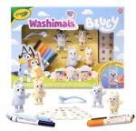 Crayola Washimals: Bluey - figurine colorabile și lavabile, set cu 4 figurine (74 0253)