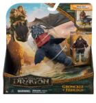 Spin Master Felul denumește-ți dragonul: Set de joacă dragon și viking - Bâț și Bloodwurst (20151276) Figurina