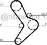 Continental CT731K1 - SET CUREA DE DISTRIBUTIE - compatibil Iveco. Fiat. Renault - CONTINENTAL-CT731K1 (CONTINENTALCT731K1)
