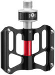 Rockbros K3462F-BK Gyorskioldós Leszerelhető Kerékpár Pedál Szett - Fekete (K3462F-BK)