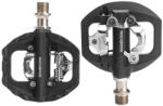 Rockbros M108 Nylon Kétoldalas Half-Lock Kerékpár Pedál Szett - Fekete (37210108001)