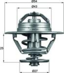 MAHLE TX 93 79D - Termostat, lichid racire - Termostat sistem racire 79°C IVECO DAILY I. DAILY II. DAILY III. ZETA. RVI MASCOTT. MESSENGER. ALFA ROMEO AR 6. AR 8. GTV. FIAT - MAHLE-TX 93 79D (MAHLETX9379D)
