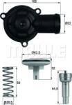 MAHLE TI 220 87D - Termostat, lichid racire - Termostat sistem racire 87°C. in carcasa SEAT CORDOBA. IBIZA III. IBIZA IV. IBIZA IV SC. IBIZA IV stanga IBIZA IV - HATCHBACK. TOLED O - MAHLE-TI 220 87D (MAHLE