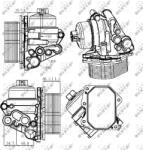 NRF 31308 - Locas filtru ulei - Carcasa Filtru ulei CITROEN JUMPER II. PEUGEOT BOXER 2.2D 04.06 - - NRF-31308 (NRF31308)