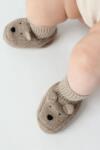 Donsje bébi cipő Maicer Merino Wool Booties Bear - bézs 3-6 hónap