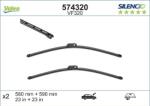 Valeo 574320 - Lamela stergator - Lama stergatoare Fata cu spoiler 2buc VF320 Silencio Xtrm 590 - 580mm AUDI A8 D3 10.02 - 07.10 - VALEO-574320 (VALEO574320)