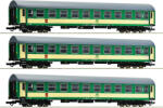 Roco 6200229 Gyorsvonati személykocsi készlet, Y/B70, PKP V (9005033386740)