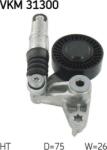 SKF VKM 31300 - Intinzator curea, curea distributie - Intinzator curea distributie AUDI A4 ALLROAD B8. A4 B7. A4 B8. A5. A6 ALLROAD C6. A6 C6. A8 D3. Q5. Q7. VW PHAETON. TOUAREG 2.7D - 3.0D - SKF-VKM 3130