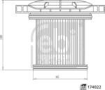 FEBI Bilstein 174022 - Filtru ulei, retarder - FILTRU ULEI RETARDER FEBI - compatibil 1828379 - FEBI Bilstein-174022 (FEBIBILSTEIN174022)
