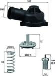 MAHLE TI 244 83D - Termostat, lichid racire - Termostat sistem racire 83°C. in carcasa AUDI A1. A3. TT. SEAT ALTEA. ALTEA X stanga CORDOBA. IBIZA III. IBIZA IV. IBIZA IV SC. LEON. - MAHLE-TI 244 83D (MAHLET