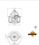NRF 725054 - Termostat, lichid racire - Termostat sistem racire 82. 95°C KIA PRIDE. SEPHIA. SHUMA. MITSUBISHI PAJERO I. TOYOTA LITEACE 1.1 - 3.0 11.88 - 09.01 - NRF-725054 (NRF725054)