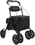 Rolser Kadira LN 4 Walk - bevásárlókocsi kerekekkel, ülőkével és fékkel, fekete (KDI001-1023)