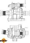 NRF 725039 - Termostat, lichid racire - TERMOSTAT - compatibil Peugeot. Mazda. Citroën. Ford - NRF-725039 (NRF725039)