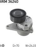 SKF VKM 36240 - Intinzator curea, curea distributie - ROLA INTINZATOR. CUREA TRANSMISIE - compatibil Volvo - SKF-VKM 36240 (SKFVKM36240)