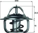 MAHLE TX 1 87D - Termostat, lichid racire - MAHLE-TX 1 87D (MAHLETX187D)
