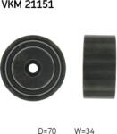 SKF VKM 21151 - Rola ghidare / conducere, curea distributie - Rola ghidare curea distributie AUDI A4 B5. A4 B6. A4 B7. A6 C5. A8 D2. ALLROAD C5. SKODA SUPERB I. VW P - SKF-VKM 21151 (SKFVKM21151)