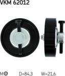 SKF VKM 62012 - Intinzator curea, curea distributie - Rola intinzator curea transmisie (accesorii) NISSAN MICRA III 1.0 - 1.2 - 1.4 16V 01.03 - 06.10 - SKF-VKM 62012 (SKFVKM62012)
