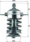 MAHLE TX 70 82 - Termostat, lichid racire - Termostat sistem racire 82°C VOLVO S40 I. V40. CHERY TIGGO. CITROEN C4 AIRCROSS. DAEWOO LUBLIN II. HYUNDAI GALLOPER I. GALLOPER - MAHLE-TX 70 82 (MAHLETX7082)