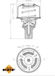 NRF 725007 - Termostat, lichid racire - Termostat sistem racire 89°C RENAULT 12. 19 I. 19 I CHAMADE. 19 II CHAMADE. 21. CLIO I. CLIO I - HATCHBACK. ESPACE II. RAPID - MINIV - NRF-725007 (NRF725007)