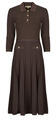 Michael Kors Hosszú ruhák POLO FLARE MIDI DRESS Barna EU XS