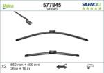 Valeo 577845 - Lamela stergator - Lama stergatoare Fata cu spoiler 2buc VF845 Silencio Xtrm 650 - 400mm TOYOTA AVENSIS 11.08 - 10.18 - VALEO-577845 (VALEO577845)