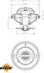 NRF 725216 - Termostat, lichid racire - NRF-725216 (NRF725216)