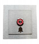 MT3CH Kaputelefon kapunyitó kimeneti gomb Led ajtó 10x10 Inox rozsdamentes (MR/D/03) - allegro - 11 985 Ft