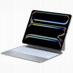  Typecase Edge Pro tok billentyűzettel iPad Pro 13" M4 2024 M5 2025 készülékhez ezüst (KB206AU-130P-D-SLV-WHT-U-US-C1)