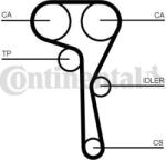 Continental CT1167K8 - Set curea de distributie - CONTINENTAL-CT1167K8 (CONTINENTALCT1167K8)