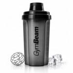 GymBeam shaker Transparent Black 700 ml Fekete Bpa mentes szűrővel (GymBaem)