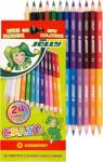 Jolly Zsírkréta Superstick Crazy Törhetetlen Gyerek 24 szín 12 színes ceruza Fa (3000-0503)