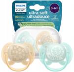 Philips Ultra Soft SCF091/4 Fogszabályzó 2 Nyugtató cumi (SCF091/41)