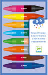 DJECO Zsírkréta készlet - 8 duplavégű zsírkréta - 8 twins crayons (DJ08874)