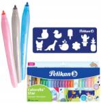Pelikan Colorella filctoll 18+ 6kol. + sablon (822329)