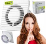 airRoxy Fürdőszobai Ventilátor Silent FI100 Higrosztát Időzítő (01-093)