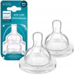 Philips Cumisüveg Etetőcumi Philips Avent SCY762/02 Antikolt 3M+ 2 Db (SCY763/02)