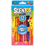 Scentos Illatos Színesceruzák 12 db Scentos (KRE5154)