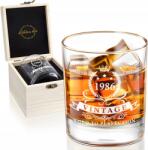  Whiskys pohár Évjárat 1985 Ajándék 40 Születésnapra 340 ml (B0CPWH2QF8)