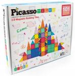 PicassoTiles Picasso Tiles mágneses építőkocka 3D 101 db-os nagy zár (PT101)
