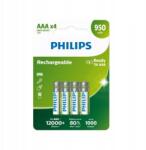 Philips Akkumulátor Philips Aaa (R3) 4 db 950mAh (R03B4A95/10)