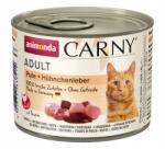 Animonda Carny Adult pulyka csirkemájjal 200g nedves macskaeledel (4017721838214)