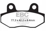  Fékbetétek Ebc Fa Hh Hyosung GT125 GT250 GV125 XRX125 ST7