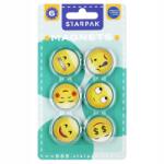 Starpak Smiley Emoji Mágnesek 33mm 6db-os szett