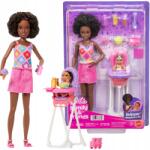 Mattel Barbie Baba Bébiszitter Skipper Szett Csecsemő És Etetőszék